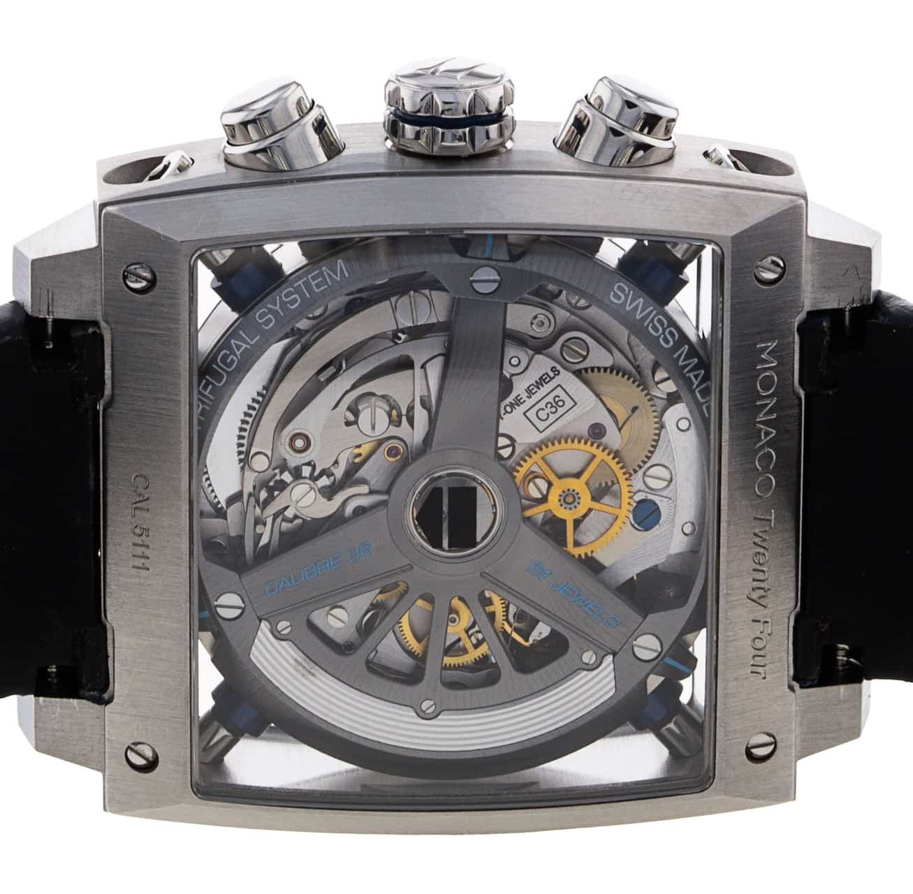 Tag Heuer Monaco CAL5111.FC6299 Blue Dial Leather Strap